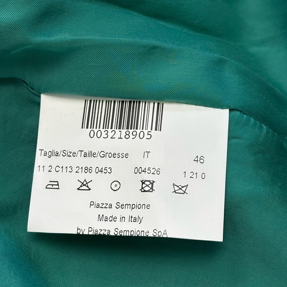 Piazza Sempione Wool Cashmere Blend Coat - Size IT 46 (US 14/16) - Picture 5 of 9